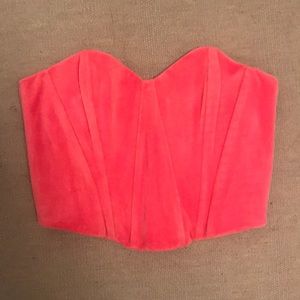 Juicy Couture  Pink Velour Bustier